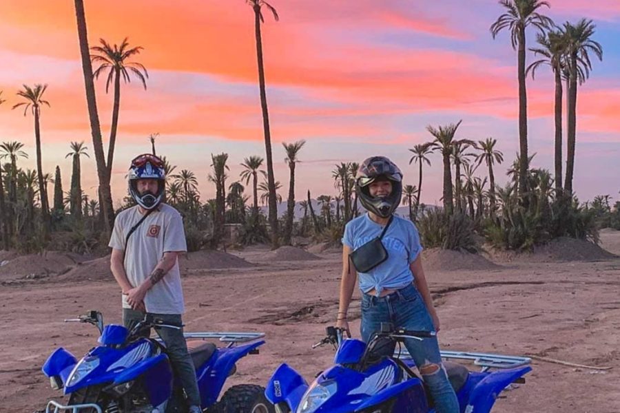 Quad biking