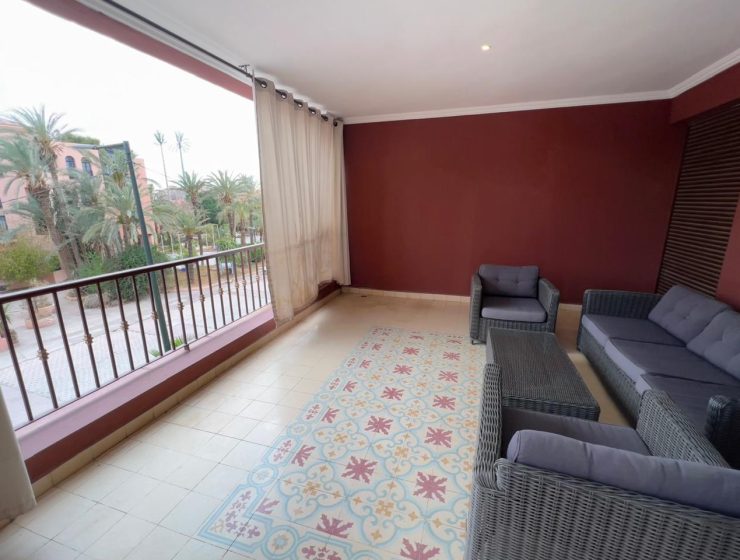 Charming 3-Bedroom Apartment for Rent in Gueliz, Marrakech